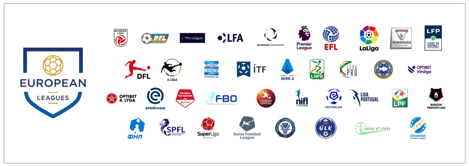 European Leagues Logos